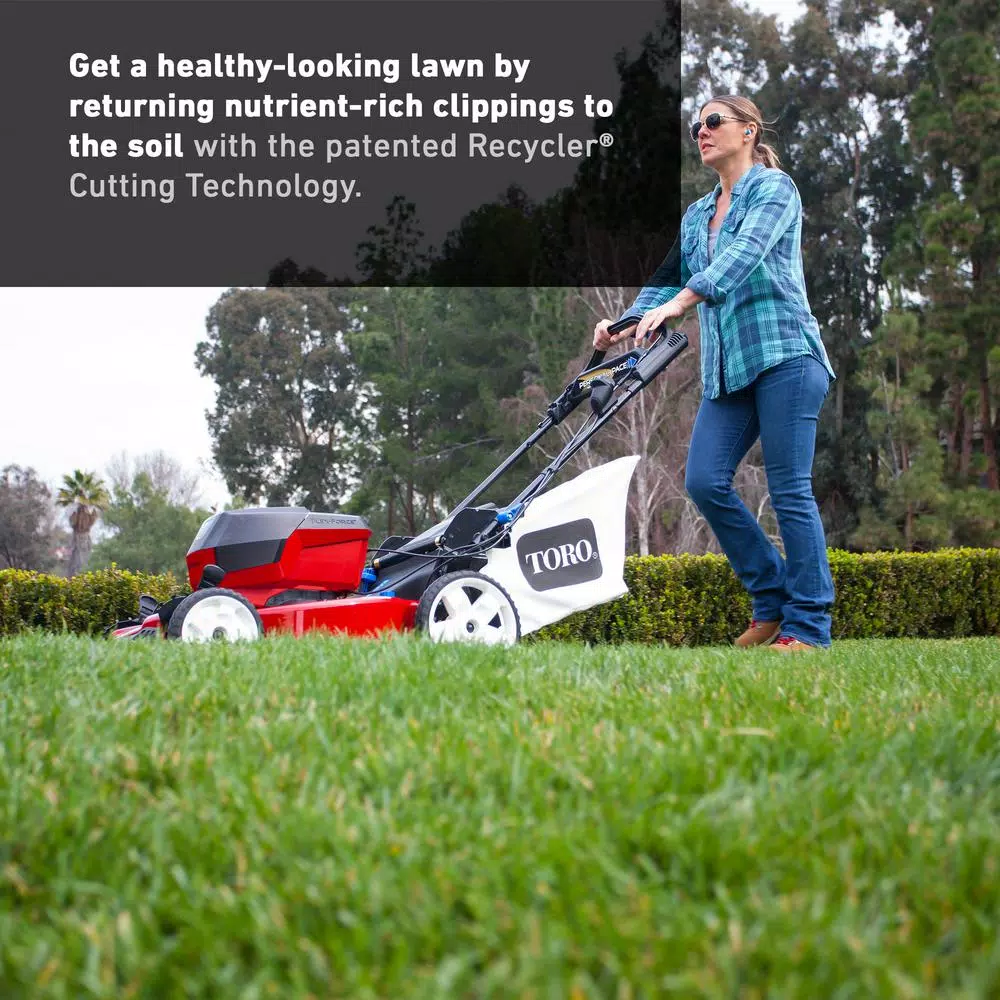 Toro 22 in. Recycler 60V Max Cordless Self-Propelled Walk Behind Mower - Tool Only