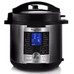 Megachef 6 Qt. Stainless Steel Digital Electric Pressure Cooker with 14 Programmable Settings thumbnail 1