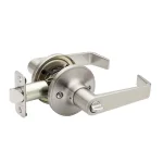 Copper Creek Avery Satin Stainless Steel Privacy Bed/Bath Door Lever thumbnail 1