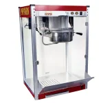 Paragon Theater Pop 12 oz. Red Stainless Steel Countertop Popcorn Machine thumbnail 1