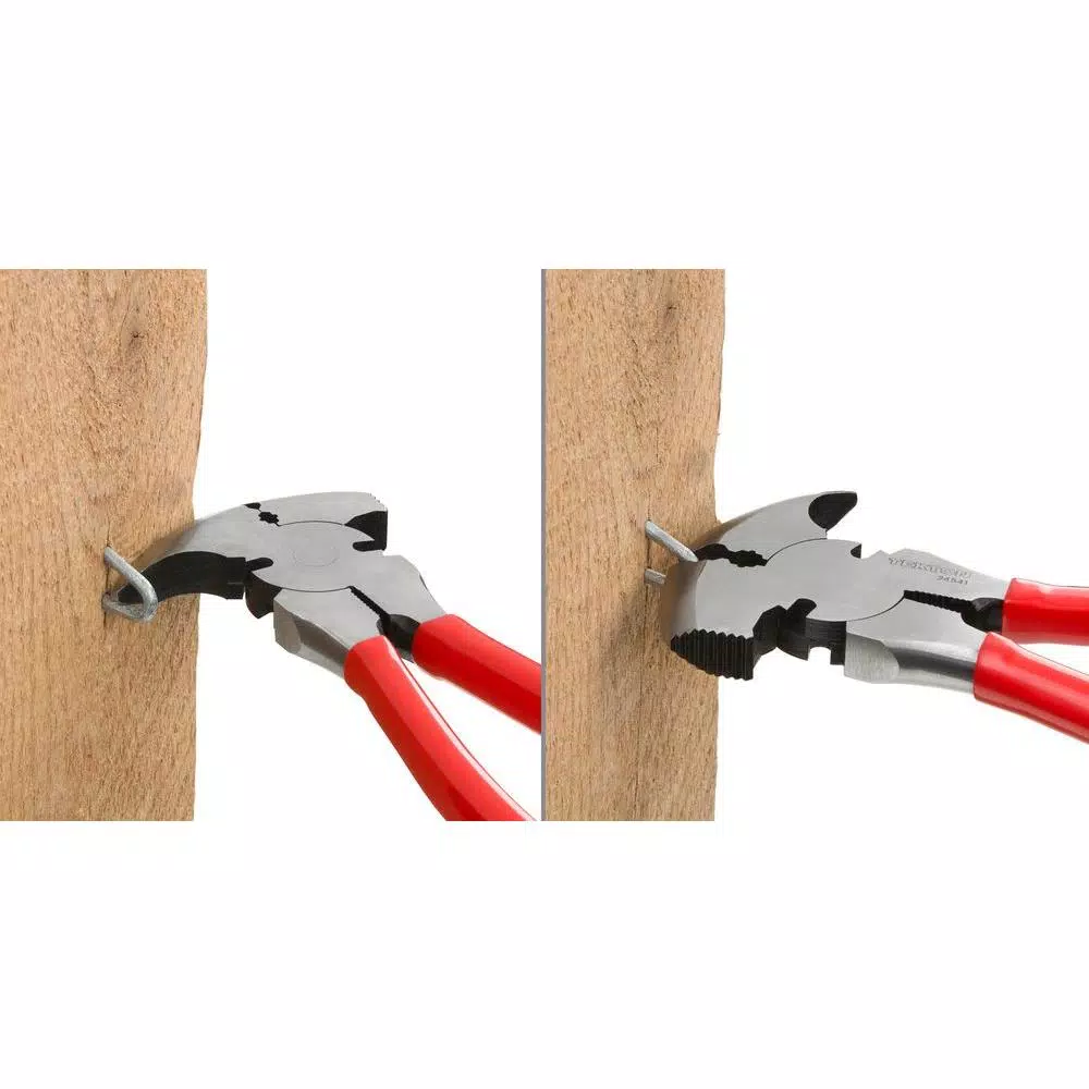 TEKTON 10-1/2 in. Fencing Pliers, 7-in-1 Multi-Purpose Wire Fence Tool