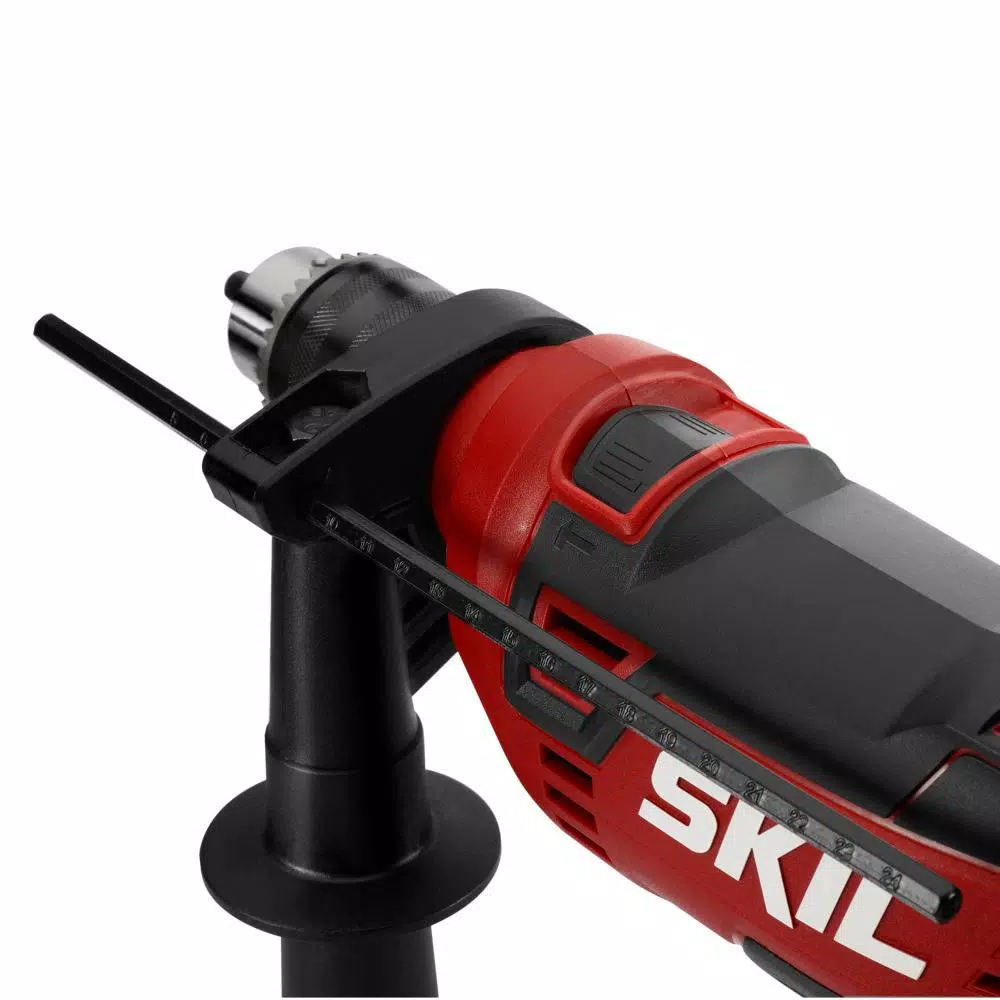 Skil 7.5 Amp Corded 1/2 in. Hammer Drill with Variable Speed and Keyed Chuck