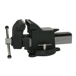Yost 6 in. All Steel Utility Workshop Bench Vise with 360° Swivel Base thumbnail 2