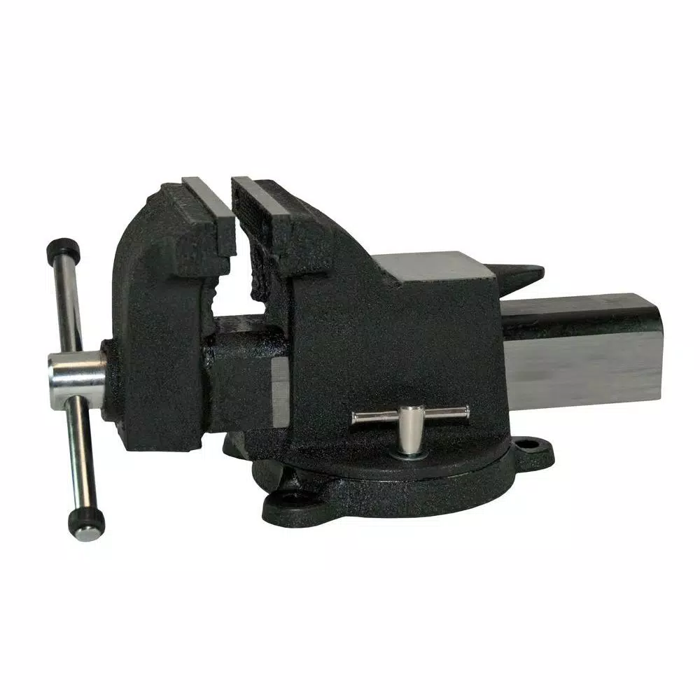 Yost 6 in. All Steel Utility Workshop Bench Vise with 360° Swivel Base