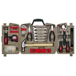 Apollo 144-Piece Home Tool Kit with Blow Molded Carrying Case thumbnail 1