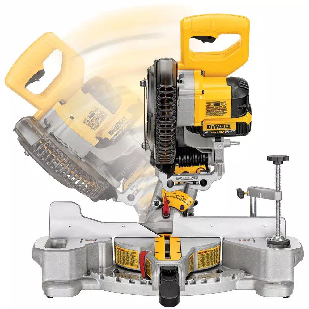 DEWALT 20V MAX Cordless 7-1/4 in. Miter Saw and Compact Router Combo Kit