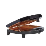 Gotham Steel Ti-Ceramic Non-Stick Sandwich Maker, 2-Slice Countertop Grill, Black thumbnail 2