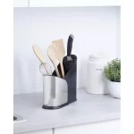 Umbra Furlo Expanding Utensil Holder and Knife Organizer, Black/Nickel thumbnail 5