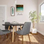 Lavish Home Breathe Decorative Metal Cutout Wall Sign, Matte Black thumbnail 5