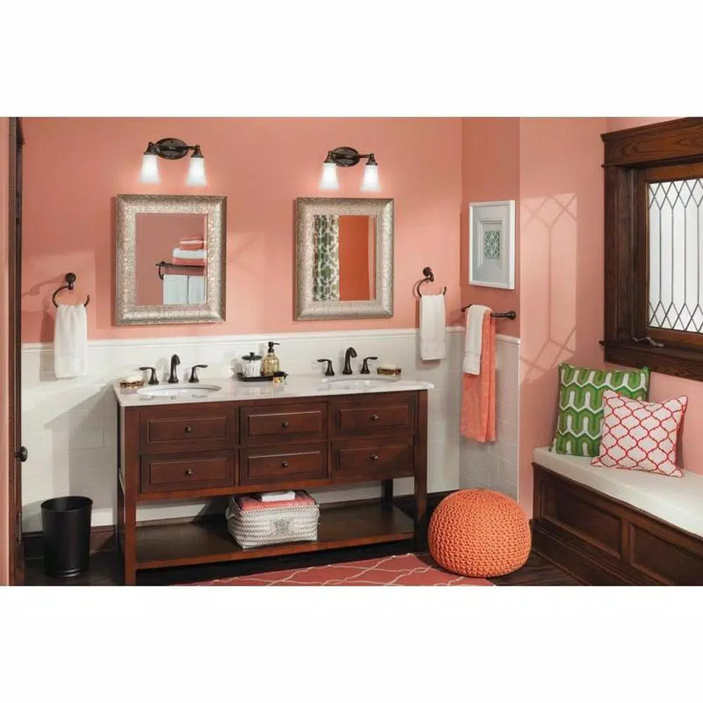 MOEN Eva 24 in. Single Towel Bar in Oil Rubbed Bronze