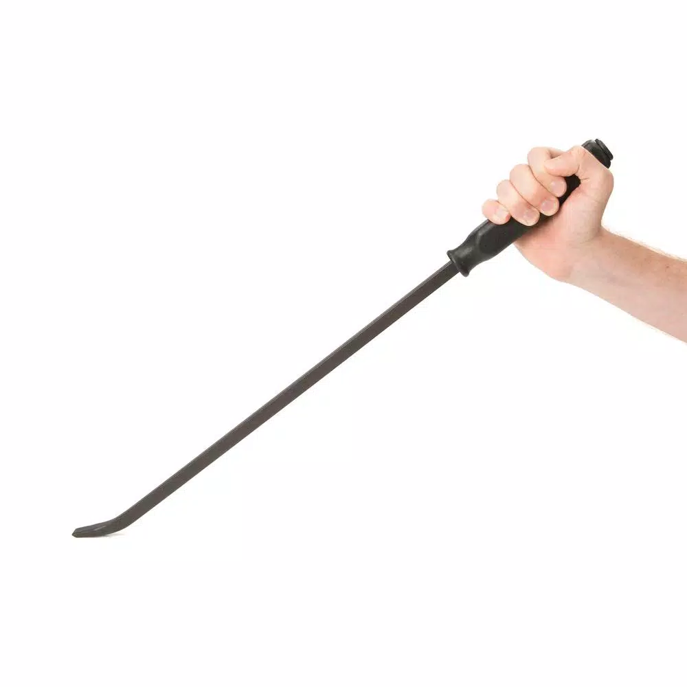 TEKTON 25 in. Angled Tip Pry Bar with Steel Striking Cap