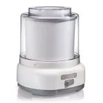 Hamilton Beach 1.5 Qt. Ice Cream Maker, White Countertop Frozen Dessert Machine thumbnail 1