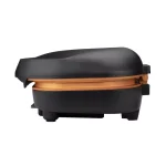 Brentwood Appliances 750W Indoor Electric Copper Grill and Panini Press, 2-Serving, Black thumbnail 2