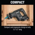Makita 18V LXT Sub-Compact Brushless Cordless Reciprocating Saw Kit (2.0 Ah) thumbnail 6