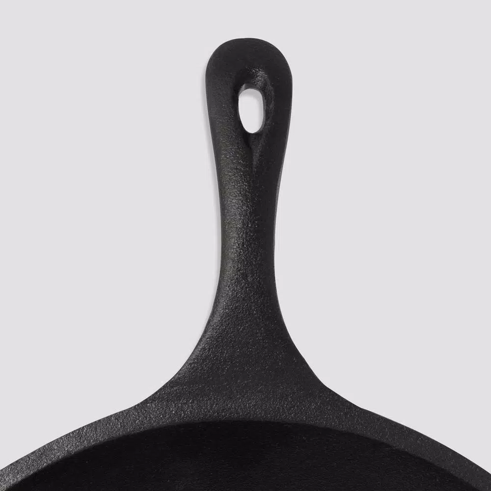 ExcelSteel Excel Steel 12 in. Cast Iron Wok, Black, Induction Compatible