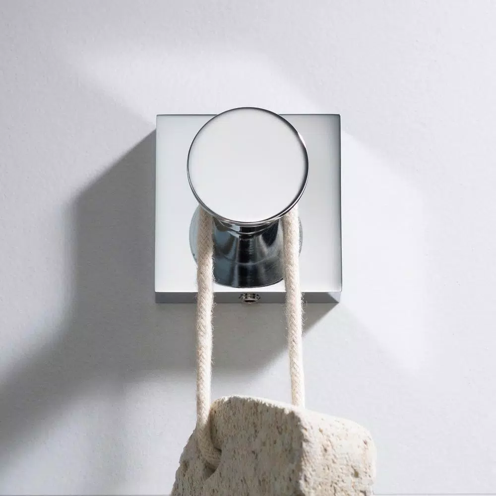 KRAUS Ventus Chrome Bathroom Robe and Towel Hook
