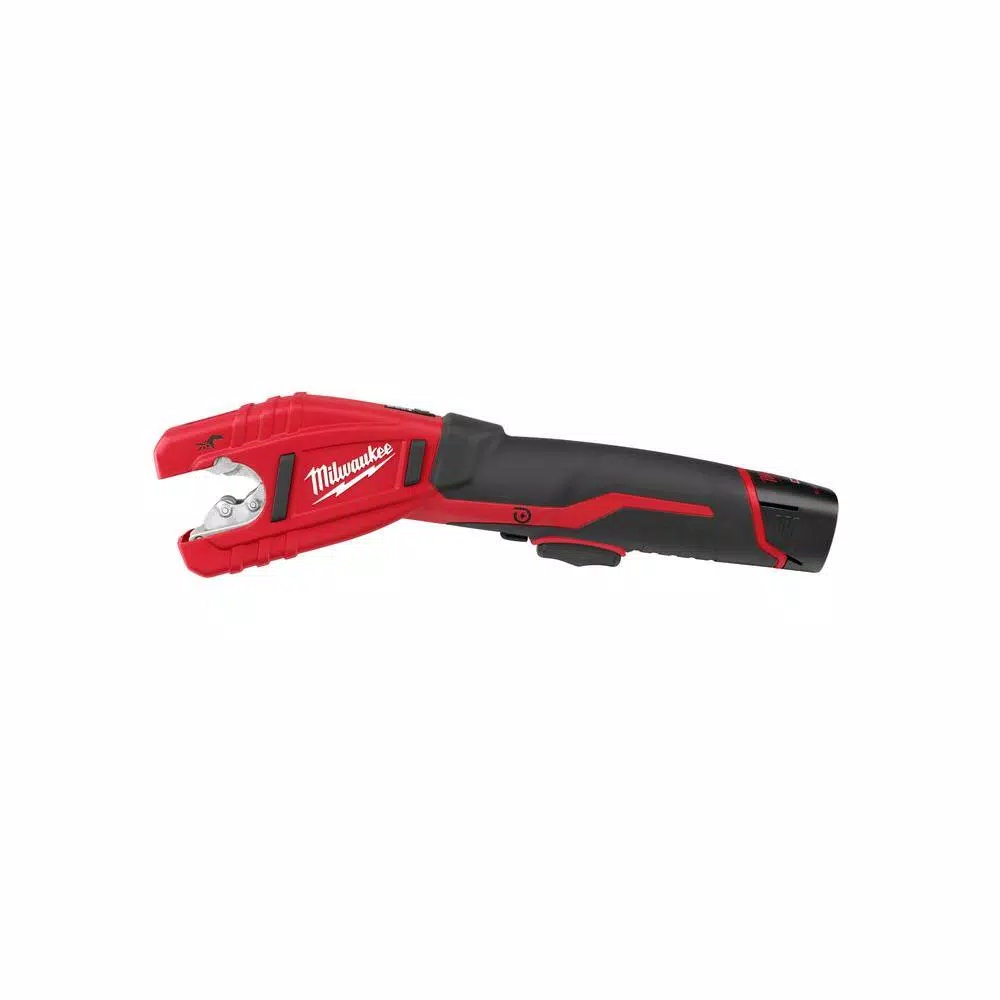 Milwaukee M12 12V Cordless Copper Tubing Cutter Kit with 1000 Lumen M12 ROVER Flood Light
