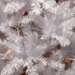 National Tree Company 6.5 ft. Kingswood White Fir Pencil Artificial Christmas Tree with 250 Clear Lights thumbnail 3