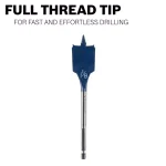 Bosch Daredevil High Speed Steel Spade Bit Set with Pouch, 18-Piece thumbnail 9