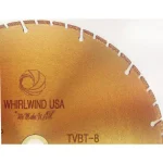 Whirlwind USA 8 in. 52-Teeth Segmented Diamond Blade for Metal and Plastic Cutting thumbnail 2