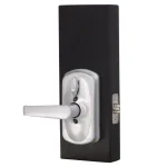 Schlage Elan Satin Chrome Electronic Keypad Door Lever with Plymouth Trim and Flex Lock thumbnail 4