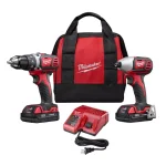 Milwaukee M18 18V Lithium-Ion Cordless Drill Driver and Impact Driver 2-Tool Combo Kit thumbnail 1