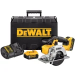 DEWALT DCS373P2 20V MAX Cordless 5-1/2 in. Metal Cutting Circular Saw Kit with (2) 5.0 Ah Batteries thumbnail 1