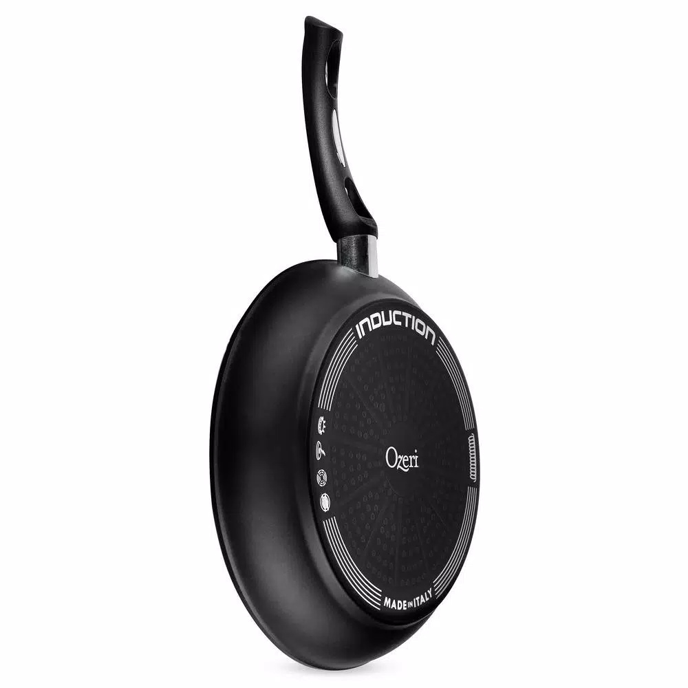 Ozeri Professional Series 9.5 in. Aluminum Ceramic Nonstick Frying Pan, Onyx