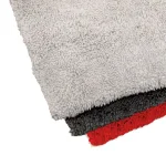 Barrett-Jackson All-Purpose Microfiber Detailing Towel Kit, 3-Pack (Gray/Red) thumbnail 2