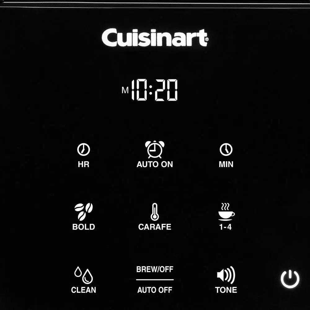 Cuisinart 14-Cup Touchscreen Black Drip Coffee Maker with PerfecTemp Technology