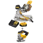 DEWALT 20V MAX Cordless 7-1/4 in. Sliding Compound Miter Saw Combo Kit with 4.0 Ah Battery & Bonus Cordless Jigsaw thumbnail 1