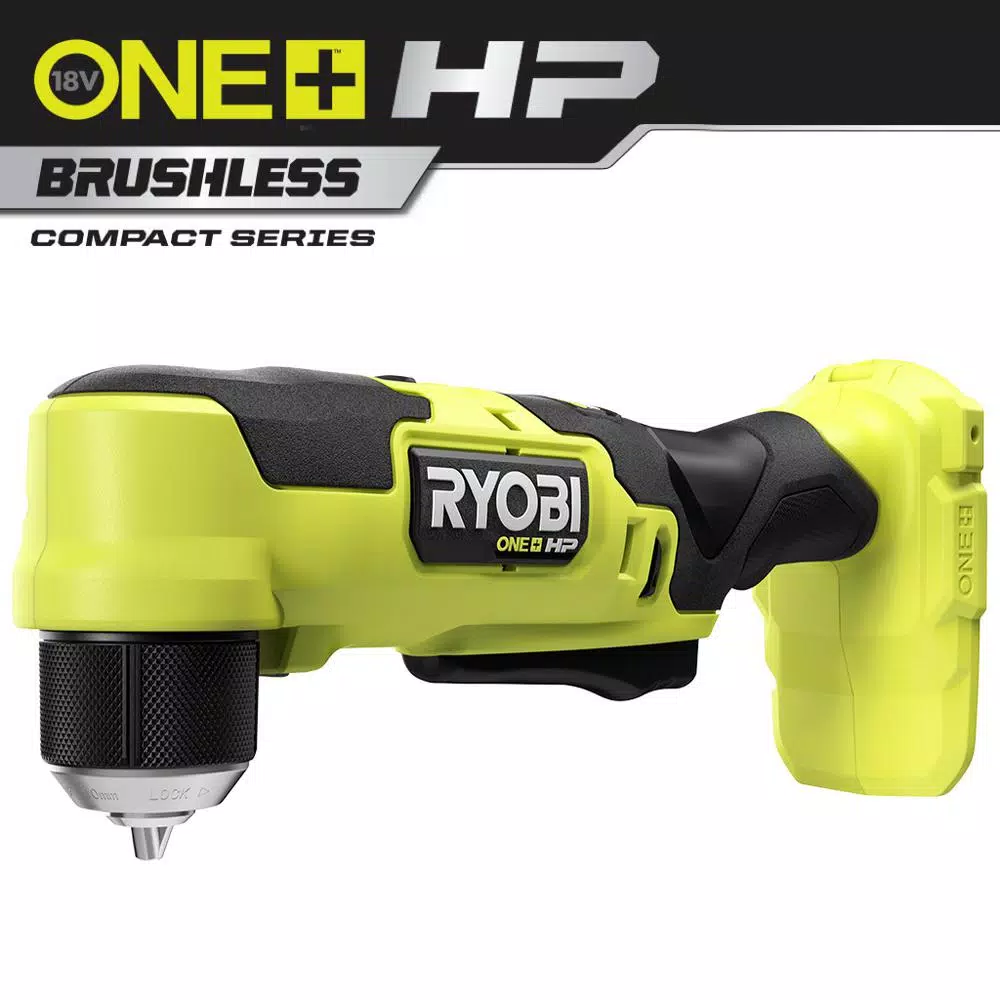 RYOBI ONE+ HP 18V Brushless Compact 3/8 in. Right Angle Drill (Tool Only)