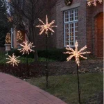 HOLIDYNAMICS HOLIDAY LIGHTING SOLUTIONS Adjustable Metal Outdoor Holiday Yard Stake Stand with Dual Hooks thumbnail 2
