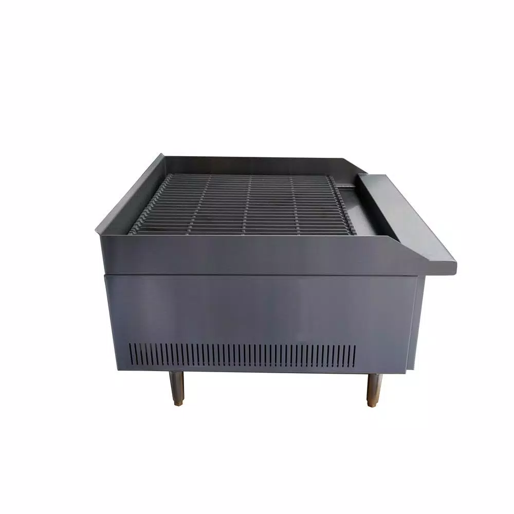 SABA 24 in. Stainless Steel Gas Cooktop Charbroiler with 2 Burners