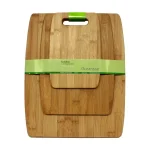 Oceanstar Design Collection 3-Piece Bamboo Cutting Board Set, Natural Rectangle Boards thumbnail 3