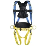 Werner Blue Armor 2000 Construction Safety Harness, 3 D-Rings, XXL, Blue thumbnail 1