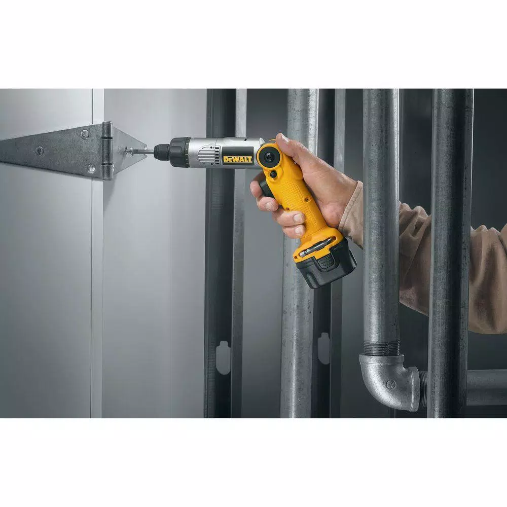 DEWALT 7.2V Ni-Cd Cordless 2-Position Screwdriver Kit with (2) 1.7Ah Batteries, Charger, and Case