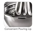 Tramontina Gourmet 13 oz. Citrus Juicer, 18/10 Stainless Steel thumbnail 4