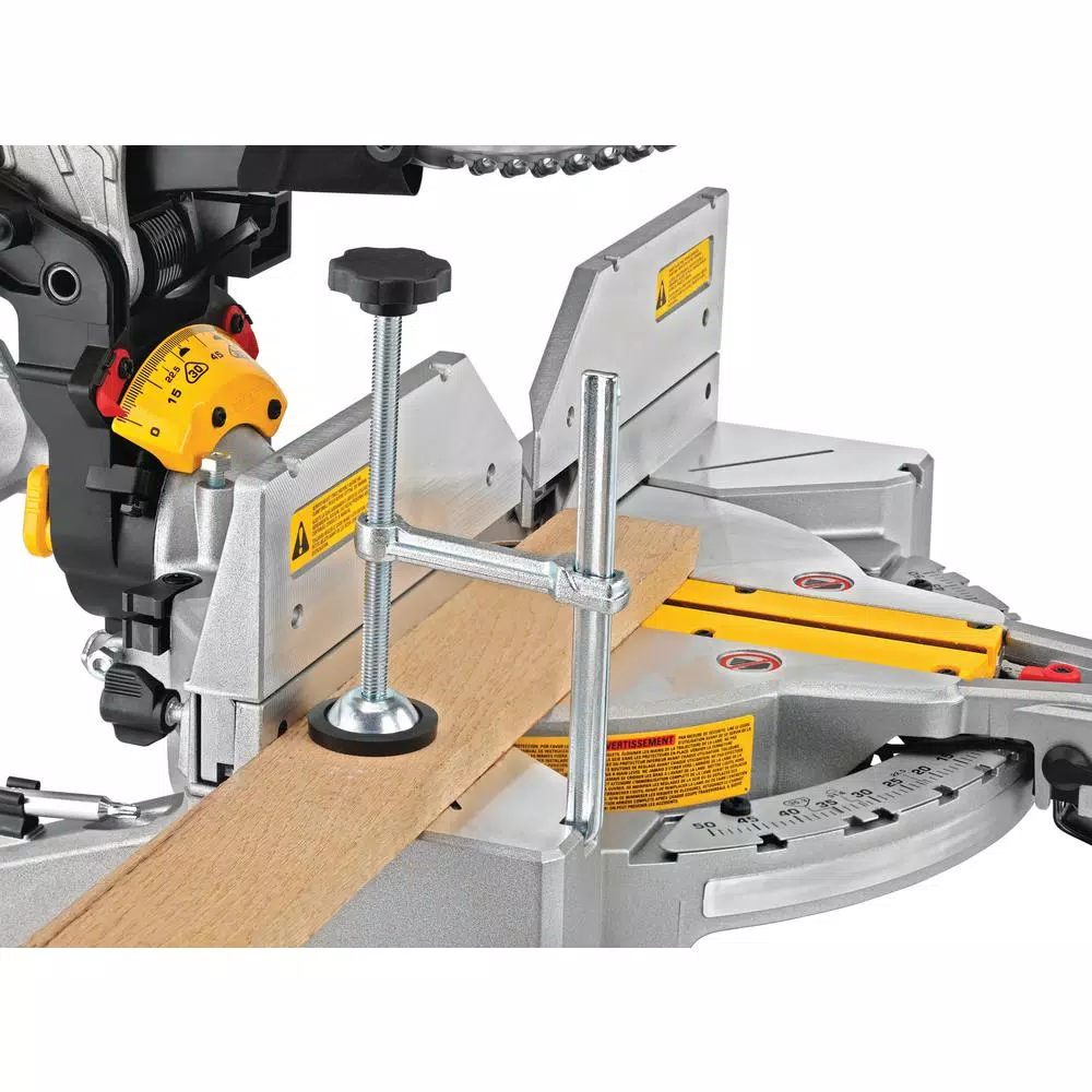 DEWALT 12 in. Double Bevel Compound Miter Saw with Heavy-Duty Work Stand, 15 Amp Corded