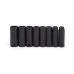 Crescent 1/2 in. Drive 6-Point Deep Impact SAE Socket Set, 8-Piece thumbnail 1