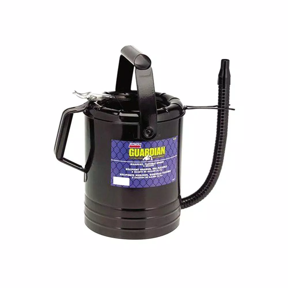 Lincoln Industrial Lincoln 8 Qt. Liquid Measure Can with 14 in. Flexible Spout