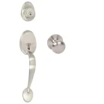 Delaney Tralee Satin Nickel Single Dummy Door Handleset with Round Knob thumbnail 1