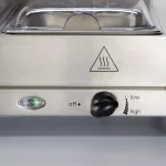 Proctor Silex 6.6 Qt. Stainless Steel Buffet Server and Warming Tray with 3 Removable Pans thumbnail 3