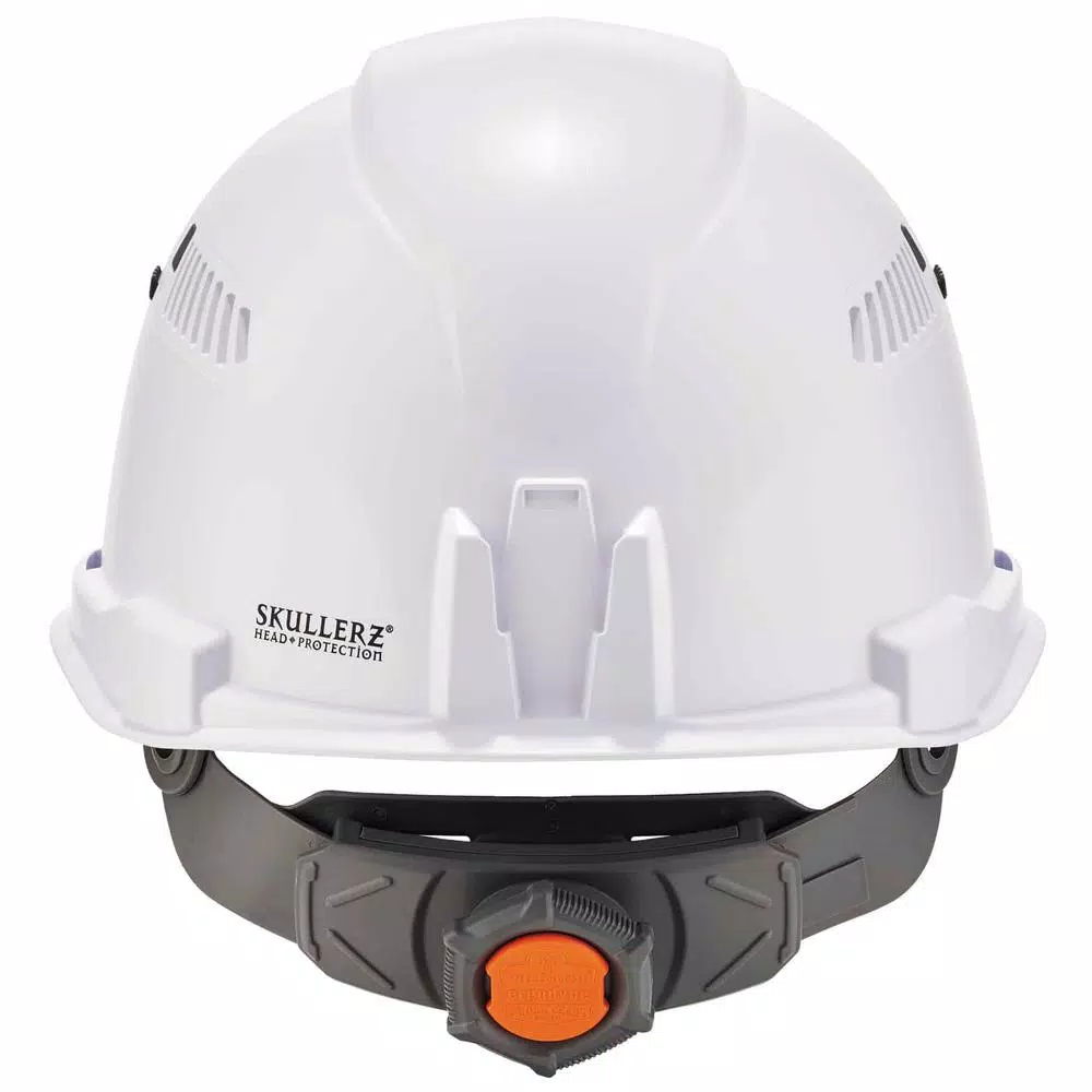 Ergodyne Skullerz 8972 Class C Vented Cap Style Hard Hat with Ratchet Suspension - White