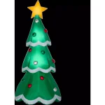 Gemmy 7 ft. Airblown Inflatable Christmas Tree with Metallic Ornaments and LED Lights thumbnail 1
