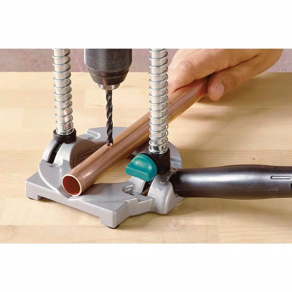 Wolfcraft Wolf Craft Multi-Angle Drill Guide with 3/8 in. Chuck and Cast Aluminum Base