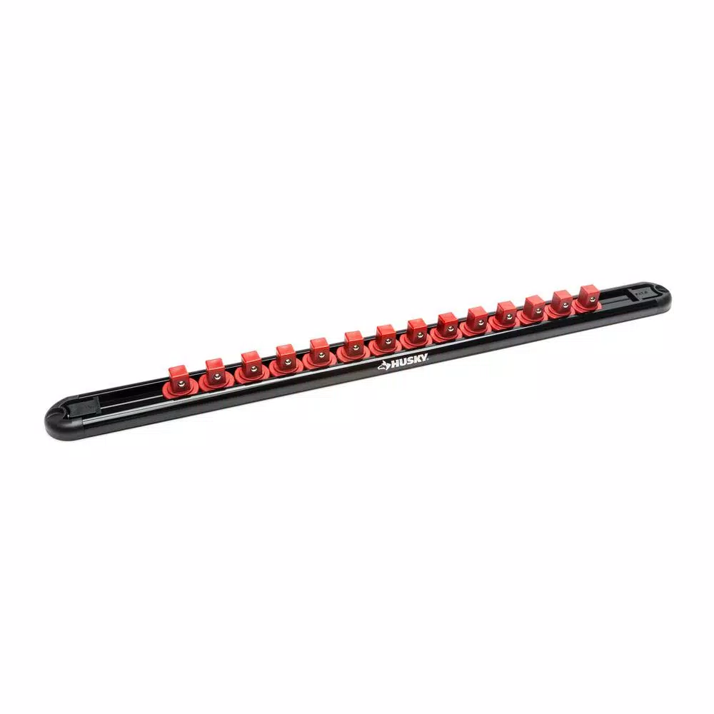 Husky 3/8 in. Swivel Magnetic Socket Rail Organizer