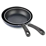 Cook N Home 2-Piece Aluminum Nonstick Saute Pan Set, Blue thumbnail 3