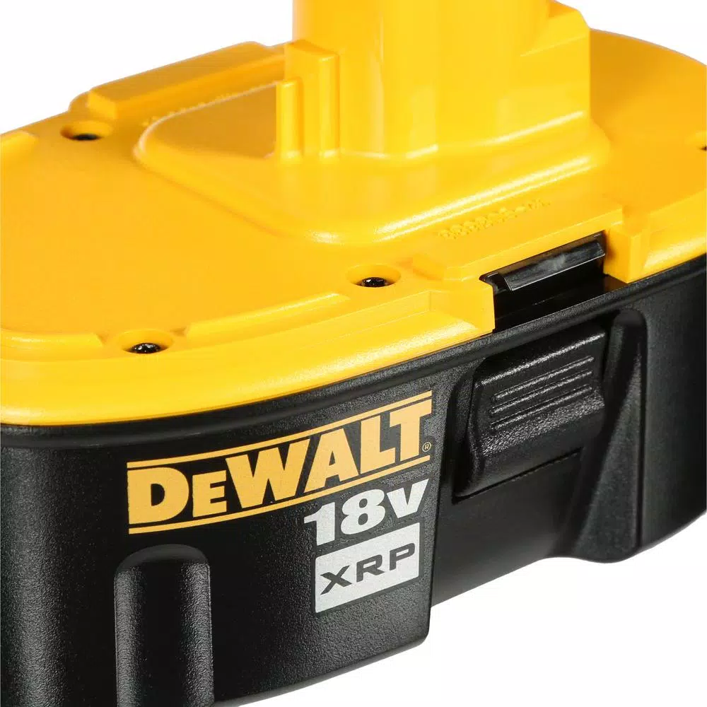 DEWALT 18V XRP Ni-Cd Rechargeable Battery with Security Strap, 2.4 Ah