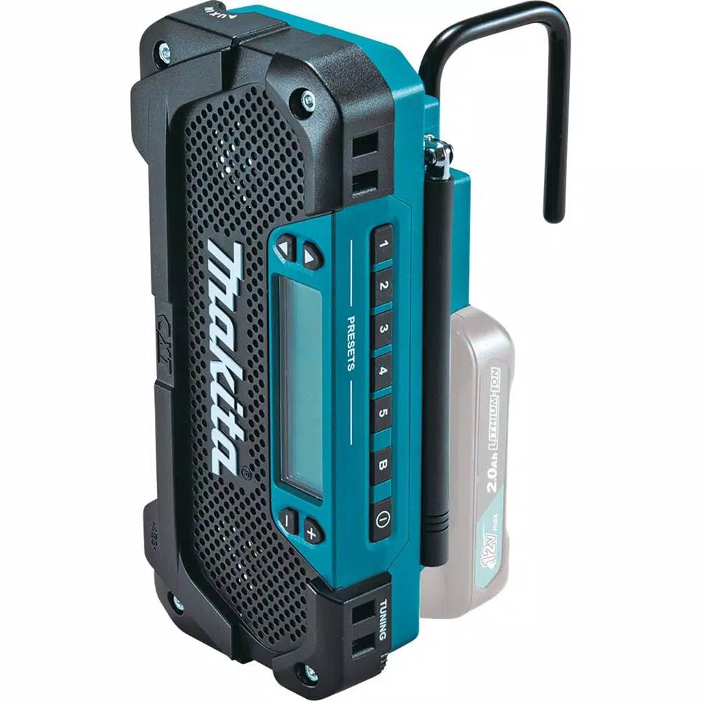 Makita 12V MAX CXT Compact Job Site Radio, MP3/iPod Compatible (Tool Only)